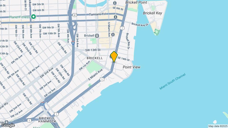 1435 Brickell Ave Map and Location Details