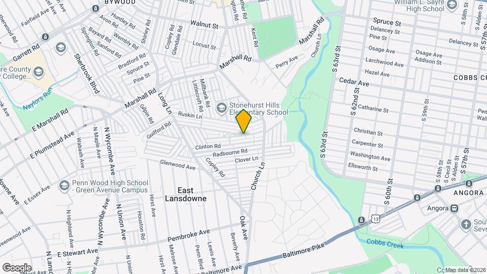 6954 Aberdeen Rd Map and Location Details