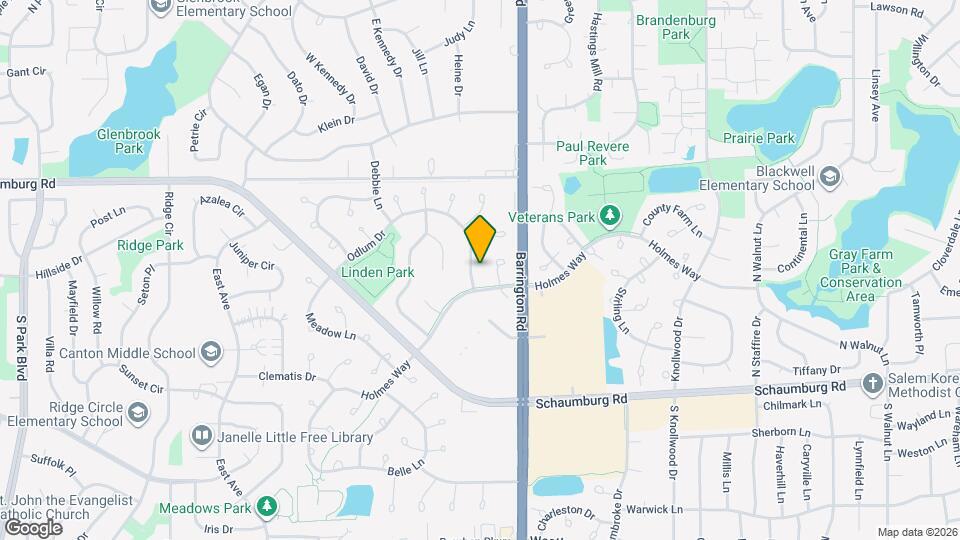 2724 Odlum Dr Map and Location Details