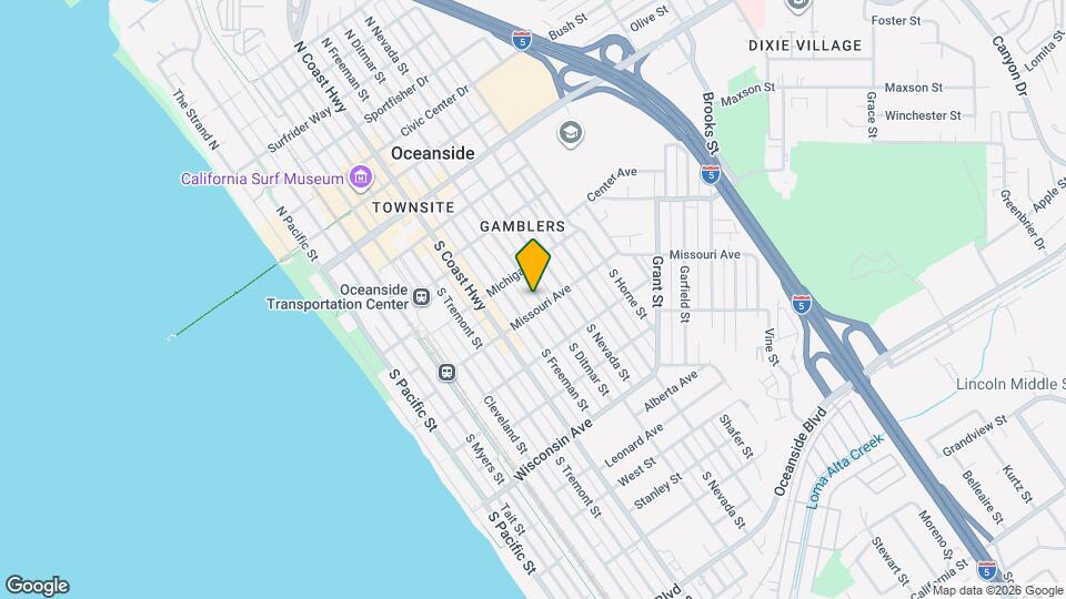 323 S Ditmar St Map and Location Details