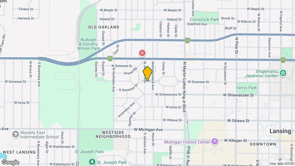 1415 S Genesee Dr Map and Location Details