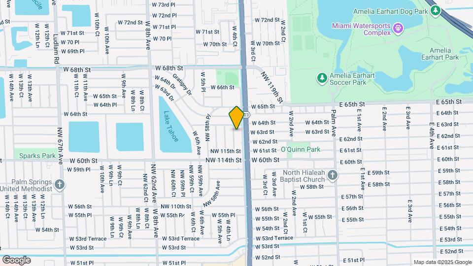 11611 NW 57th Ct Map and Location Details