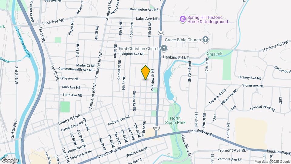 863 1/2 11th St NE Map and Location Details