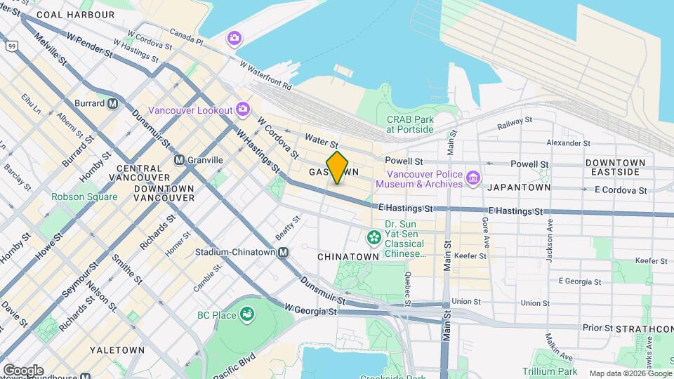 55 Hastings St W Map and Location Details