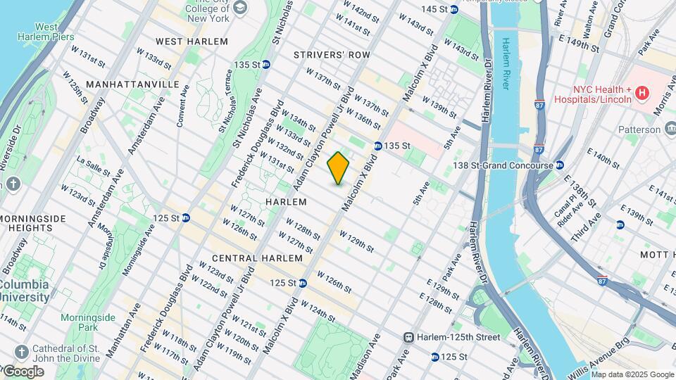 111 W 131st St Map and Location Details