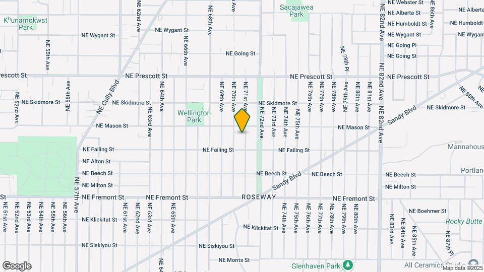 4003 NE 71st Ave Map and Location Details