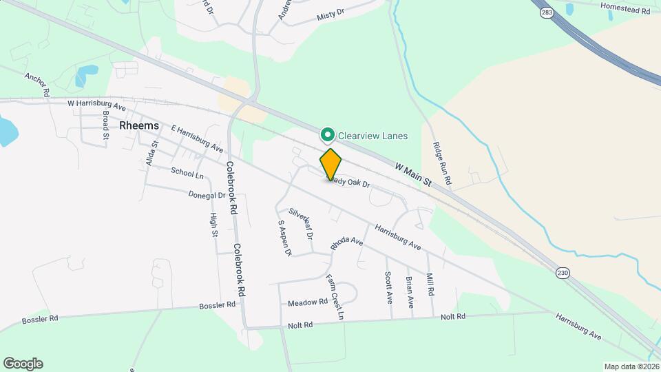 1942 Shady Oak Dr Map and Location Details