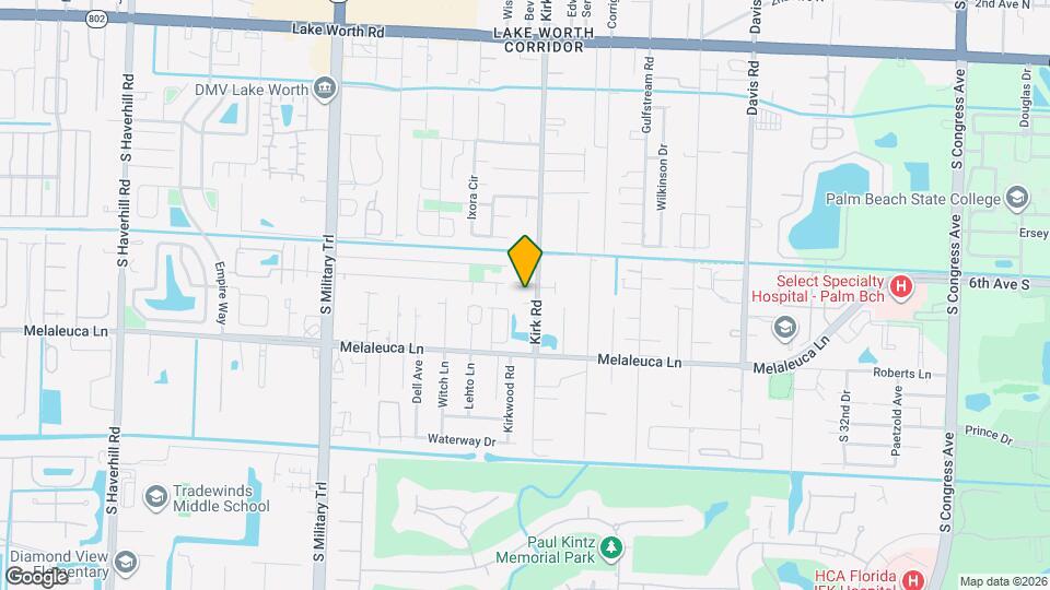 4607 Kirk Rd Map and Location Details