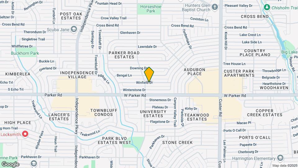 2620 Winfield Dr Map and Location Details