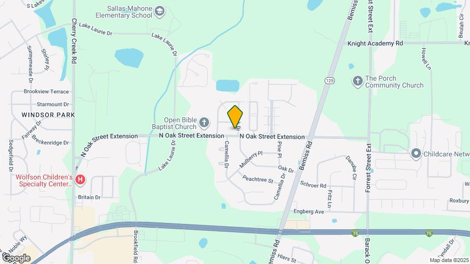 4018 N Oak Street Extension Map and Location Details