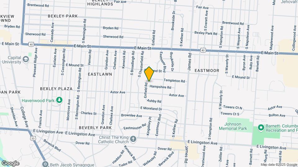 2892 Hampshire Rd Map and Location Details