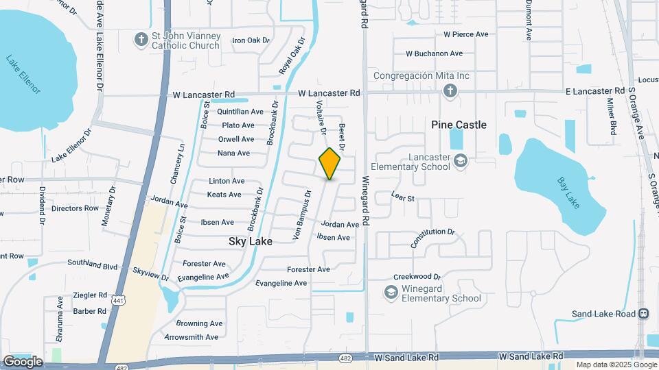 6621 Voltaire Dr Map and Location Details