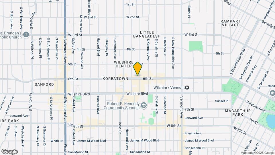 3511 W 6th St Map and Location Details
