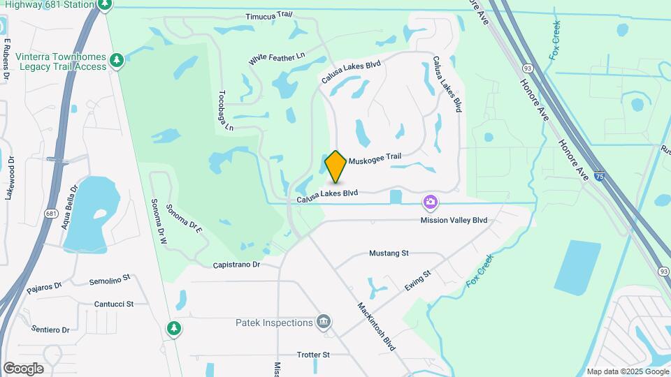 2107 Calusa Lakes Blvd Map and Location Details
