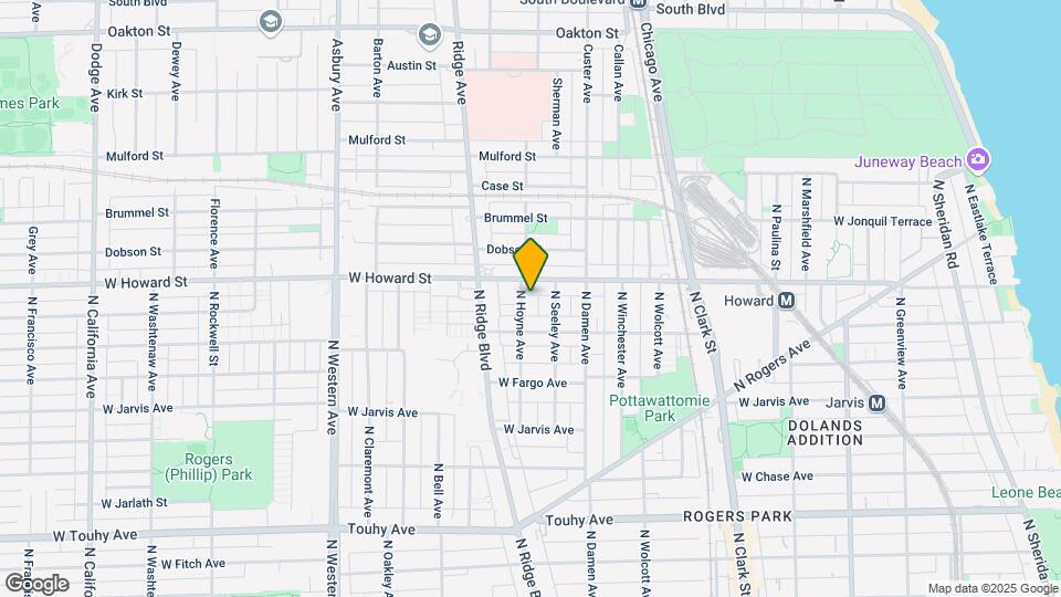 7531 N Hoyne Ave Map and Location Details