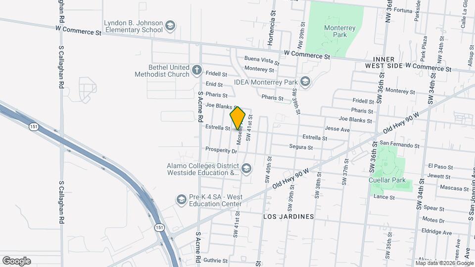411 Moselle Ave Mapa y Detalles de la Ubicación