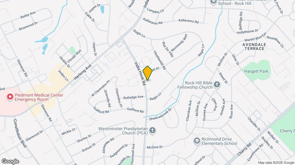 1644 India Hook Rd Map and Location Details