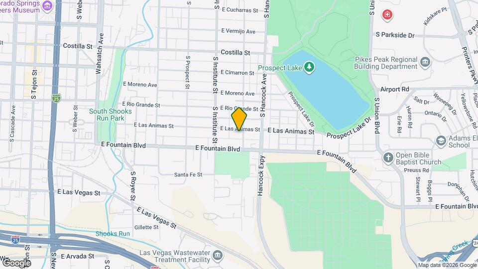 943 E Las Animas St Mapa y Detalles de la Ubicación
