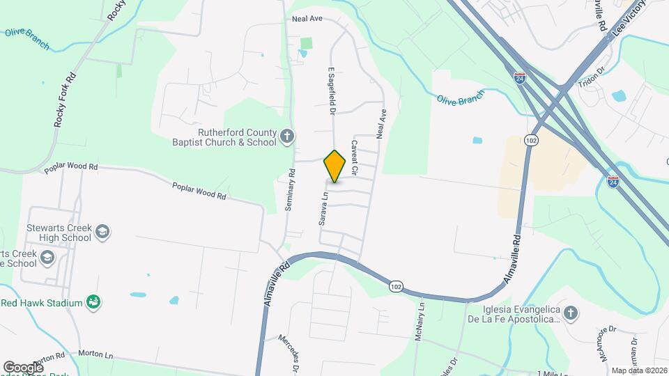 620 Easy Goer Way Map and Location Details