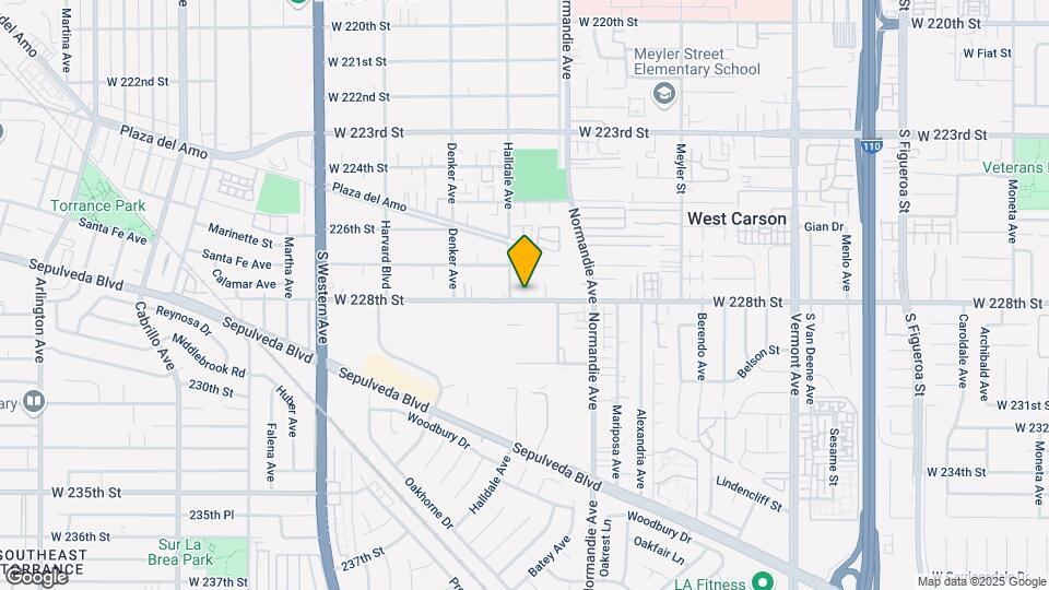 1343 W 228th St Map and Location Details