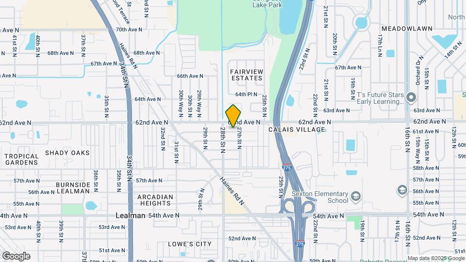 2765 61st Ave N Map and Location Details