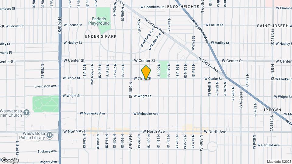 2567 N 66th St, Unit Lower 2 bedroom Map and Location Details