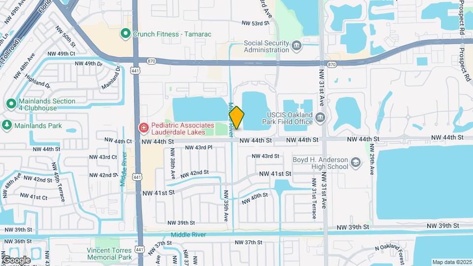 3417 NW 44th St, Unit 201 Mapa y Detalles de la Ubicación
