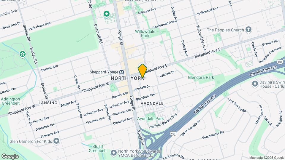 23-TH23 Sheppard Ave E Map and Location Details