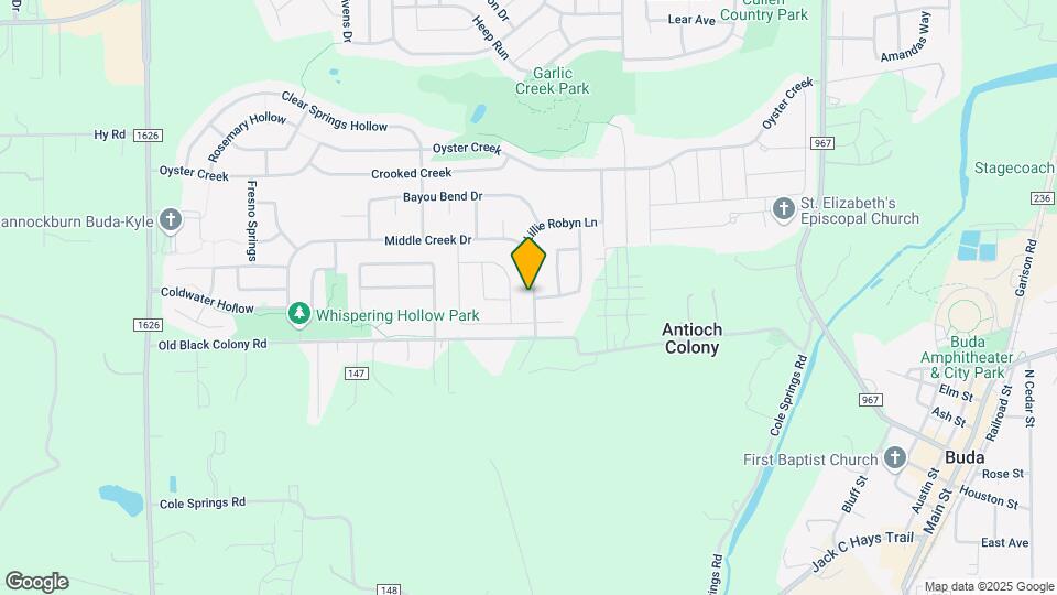 828 Middle Creek Dr Map and Location Details
