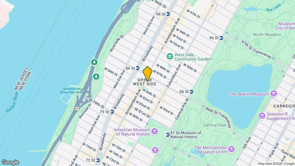167 W 85th St Mapa y Detalles de la Ubicación