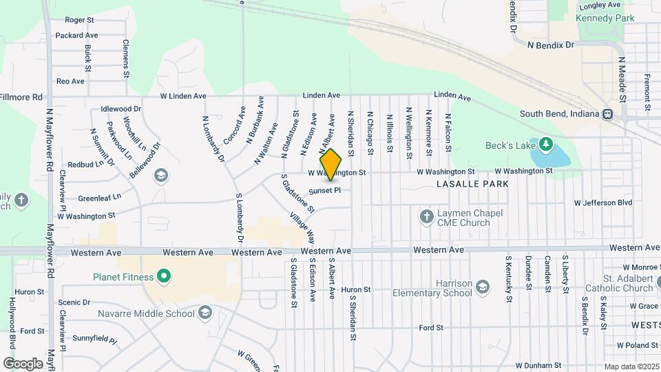 4025 Sunset Pl Map and Location Details
