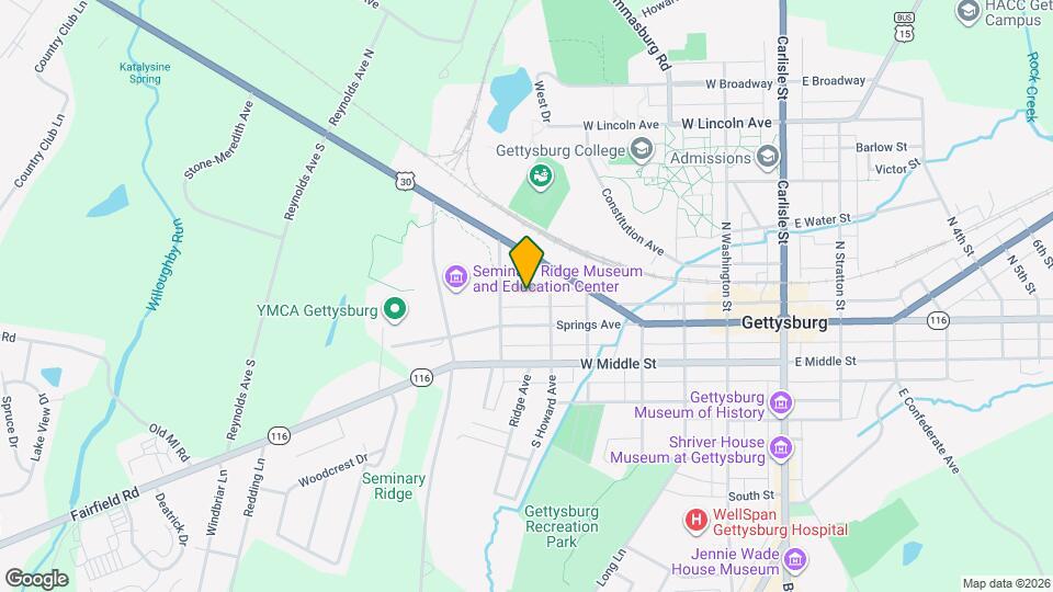 144 Seminary Ave Mapa y Detalles de la Ubicación