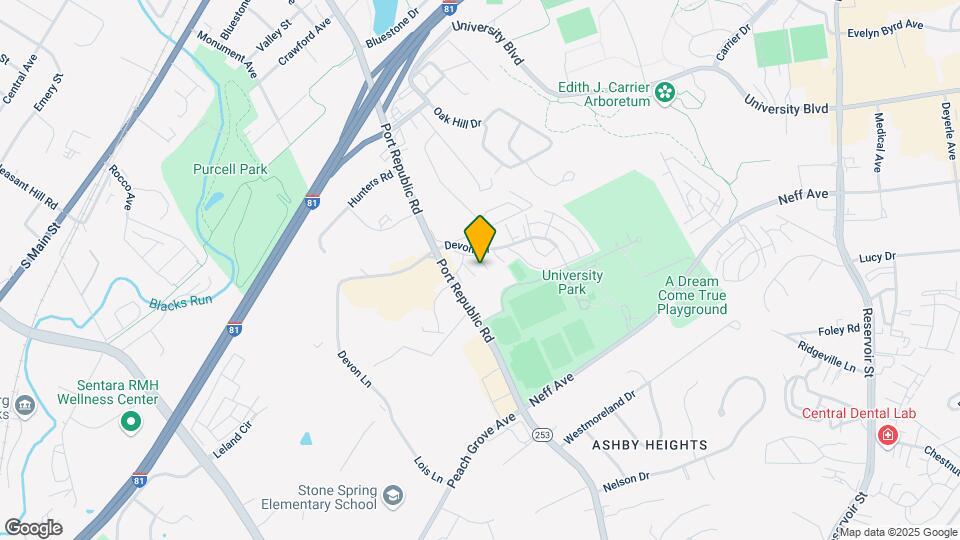 1240 Devon Ln-Unit -A Map and Location Details