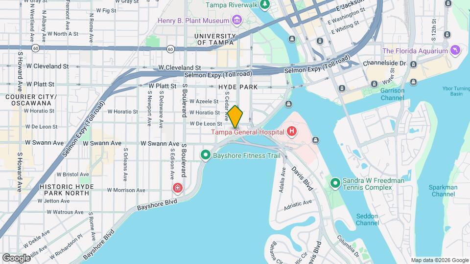 410 S Westshore Blvd Map and Location Details