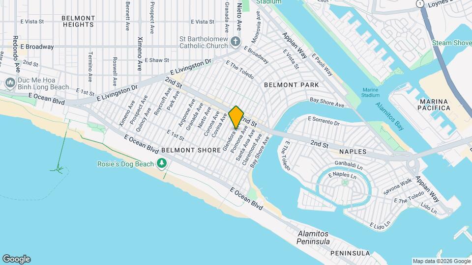 162 Glendora Ave Map and Location Details