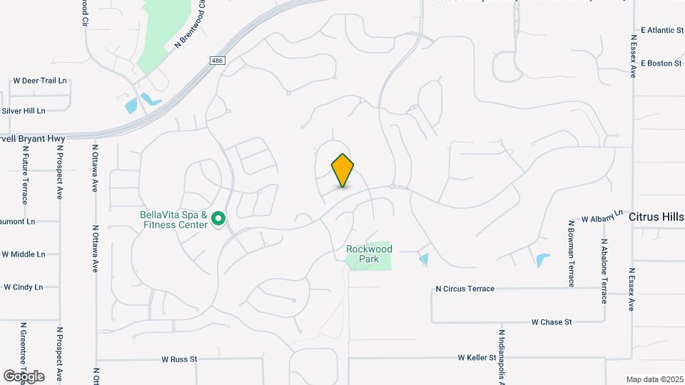 1020 W Rollingwood Ct Map and Location Details