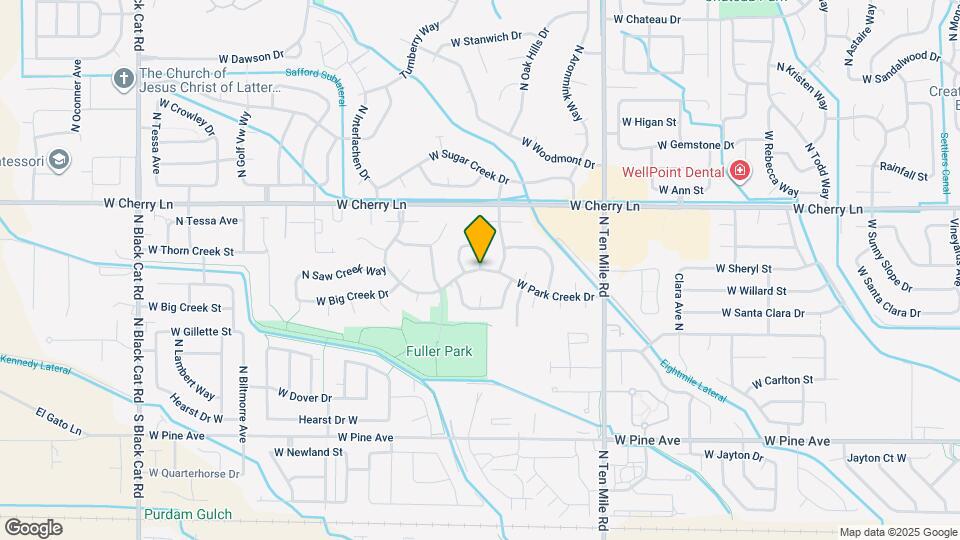 858 N Mirror Creek Way Map and Location Details