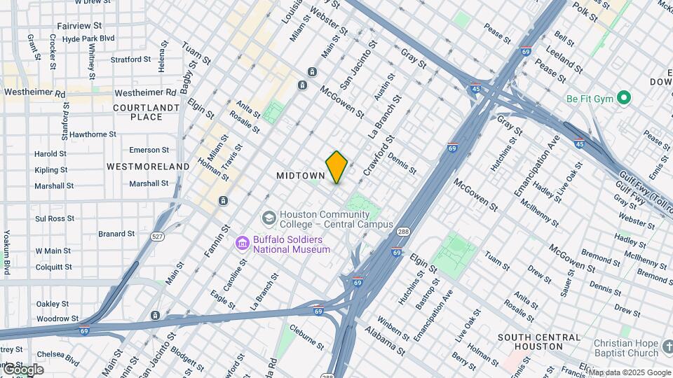 3107 La Branch St Map and Location Details