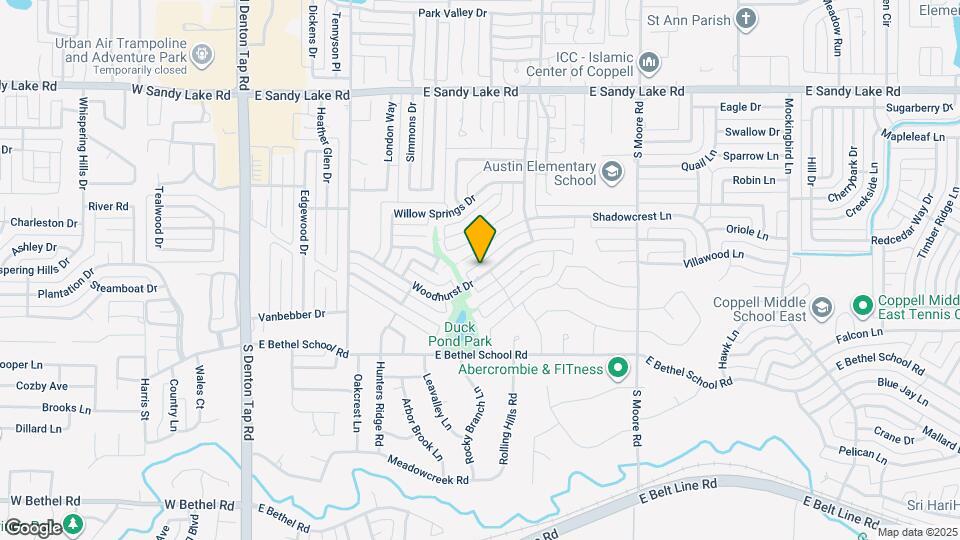 418 Woodhurst Dr Map and Location Details