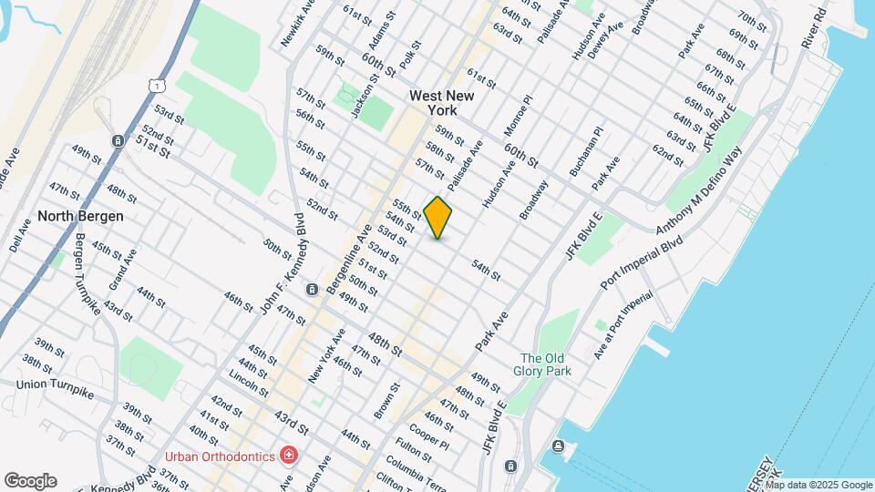 Solo West New York Mapa y Detalles de la Ubicación