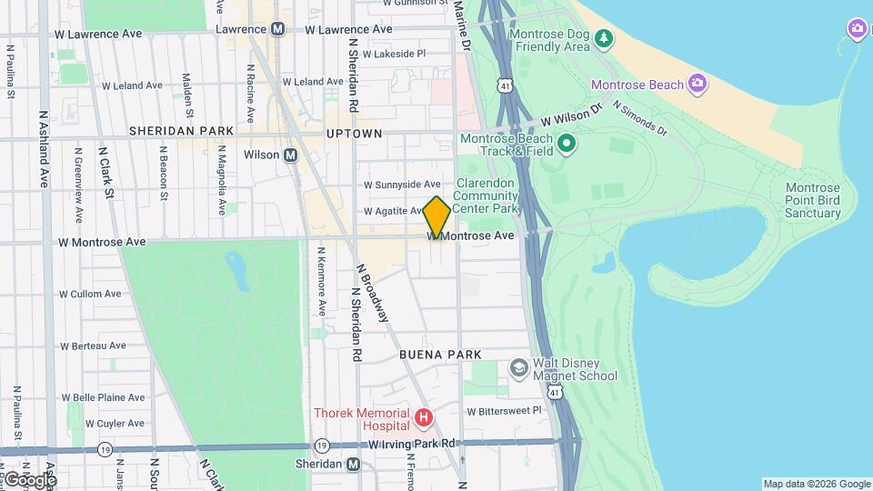 821 W Montrose Ave, Unit 23-2 Mapa y Detalles de la Ubicación