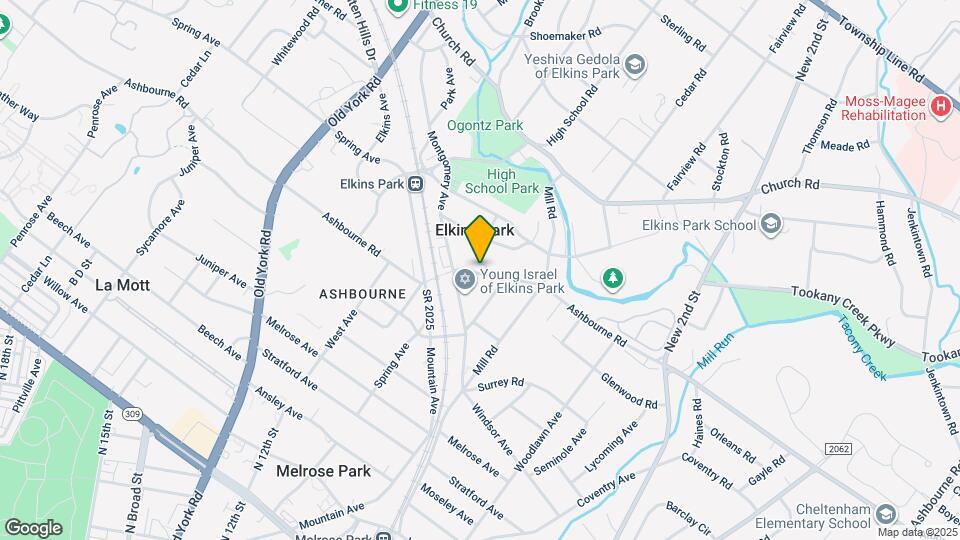 1327 Ashbourne Rd Map and Location Details