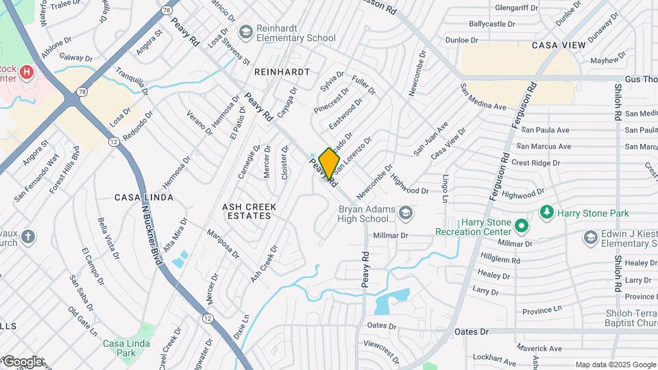 1925 Peavy Rd Map and Location Details