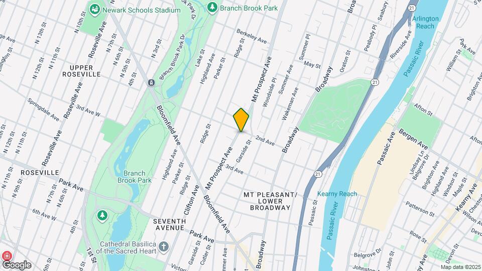 315-321 Mt Prospect Ave Mapa y Detalles de la Ubicación