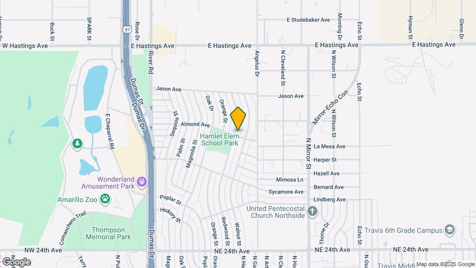 3100 Redwood St Map and Location Details