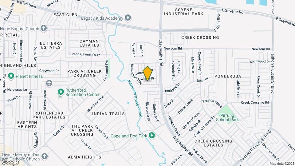 2323 Weatherby Dr Map and Location Details