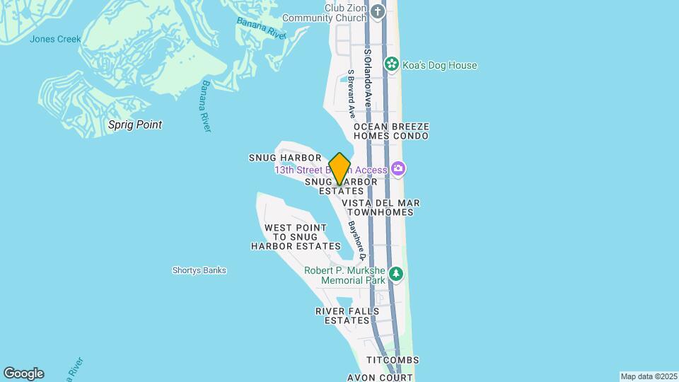 1345 Bayshore Dr Map and Location Details