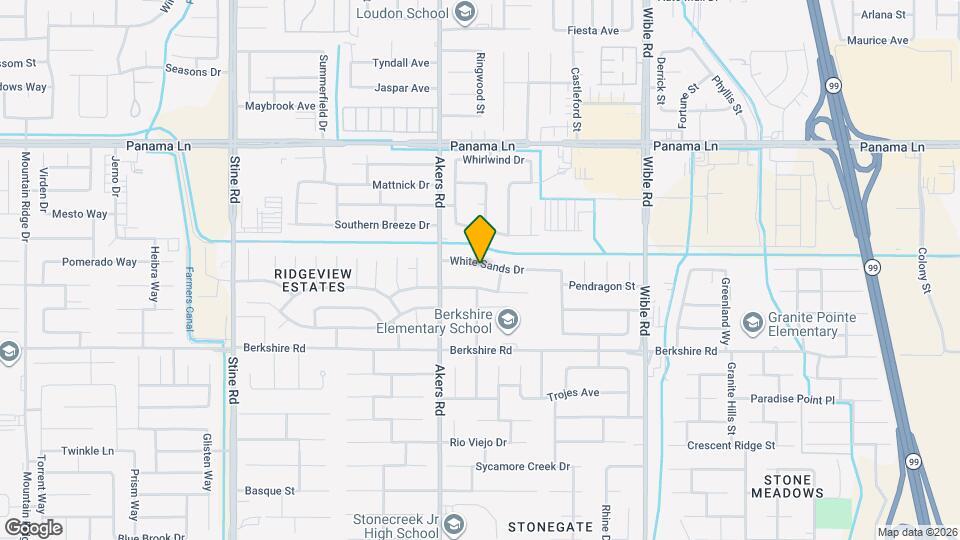 3921 White Sands Dr Map and Location Details