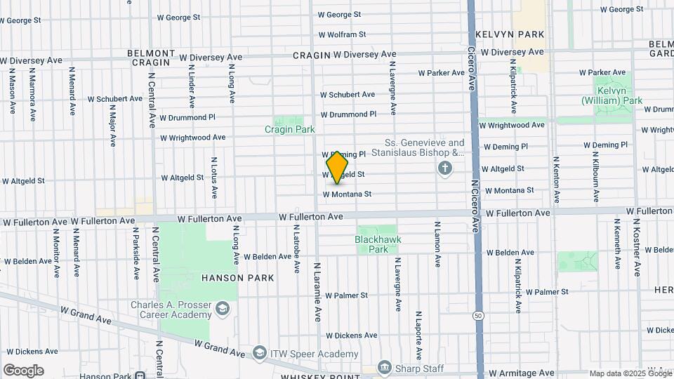 5128 W Montana St, Unit First Floor Mapa y Detalles de la Ubicación