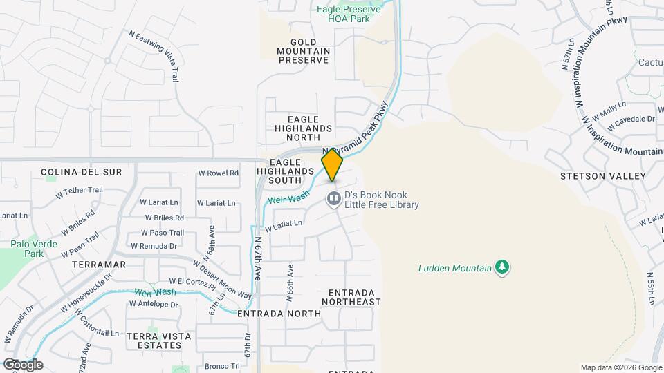 6401 W Tether Trail Map and Location Details